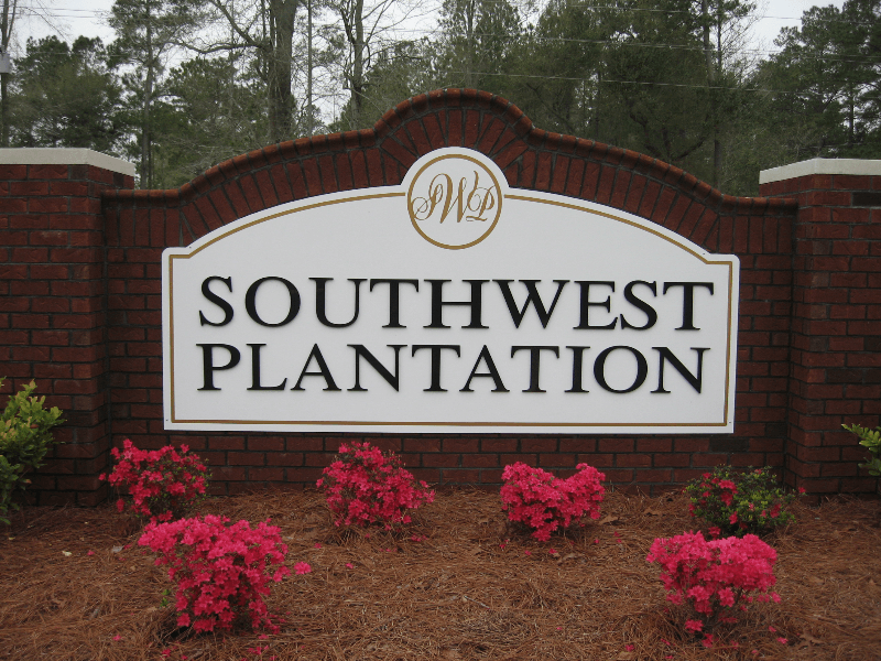 Plastic Letters Southwest Plantation