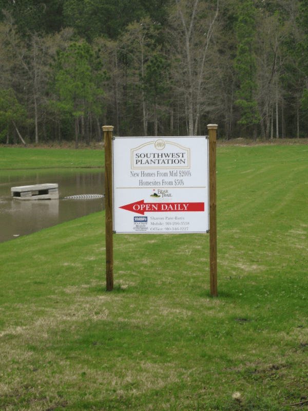 Vinyl Print On MDO with Stand