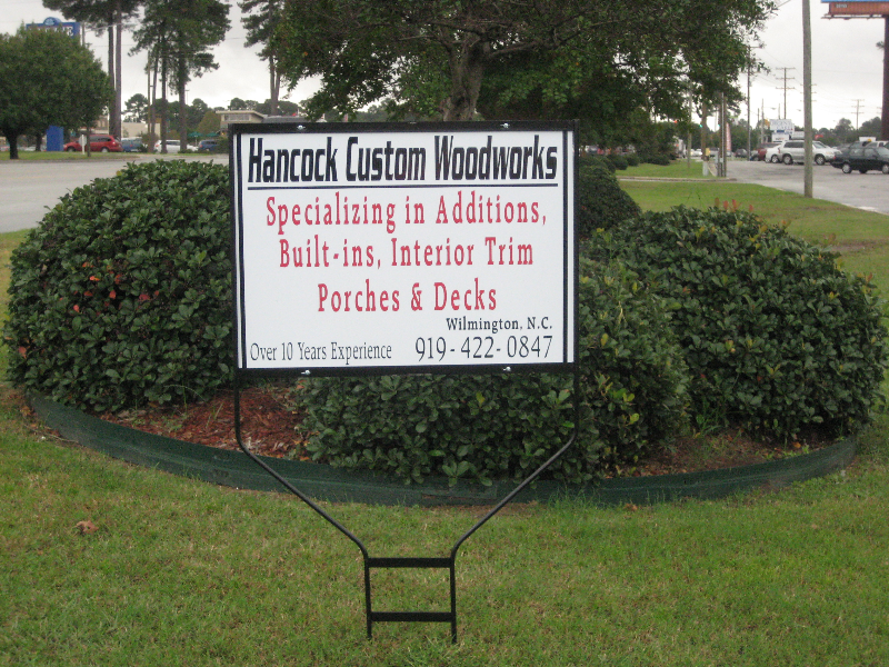 18x24 Coroplast With Frame Business Advertisement