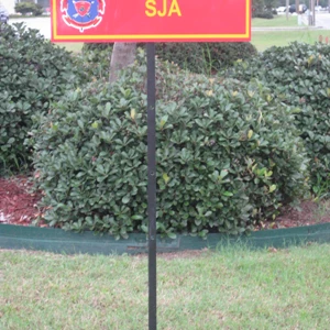 Parking Space Sign with T-Bar Frame