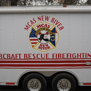 MCAS New River Aircraft Rescue Trailer