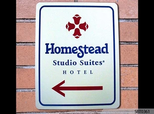 Homestead Suites Directional Metal Sign