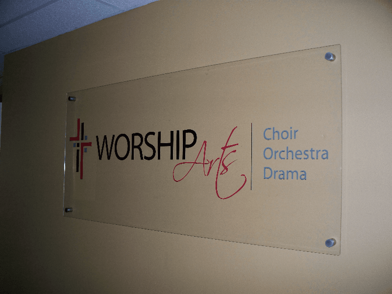 cut vinyl on clear acrylic