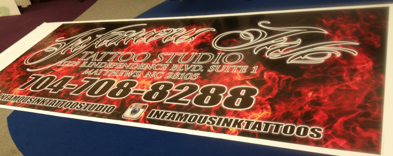 5'x12' vinyl banner