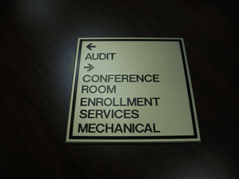 raised letter, photopolymer