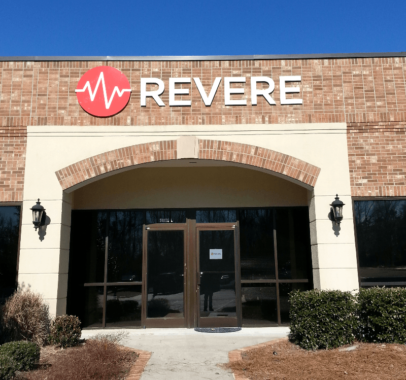 stud mount flat cut acrylic letters