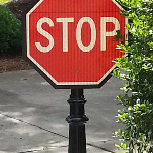 decorative traffic sign