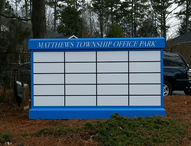 5'x10' Double sided aluminum directory