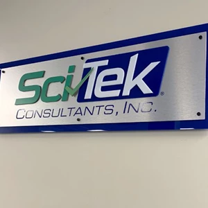 Dimensional Acrylic & Aluminum Sign With Standoffs
