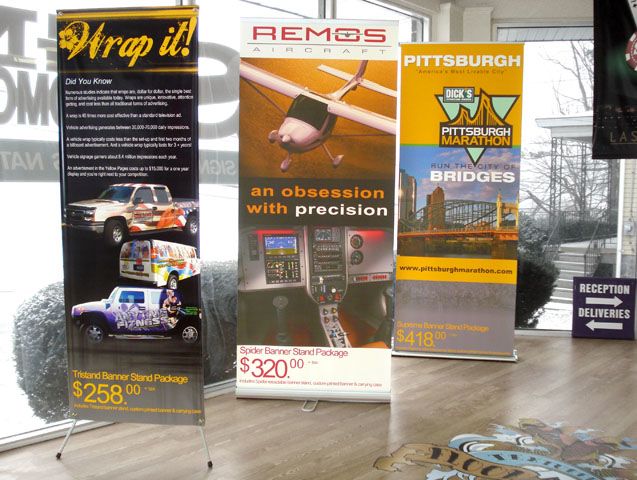 Interior Retractable Banner Displays