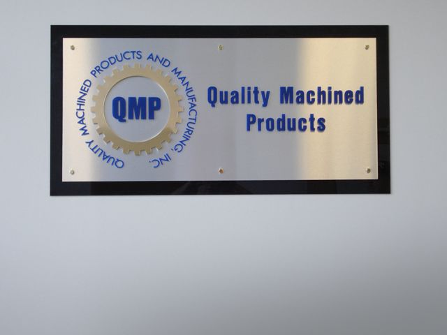 Dimensional Acrylic Reception Sign With Standoffs