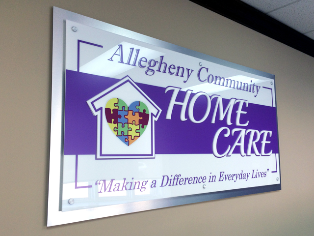 Dimensional Acrylic Sign With Standoffs