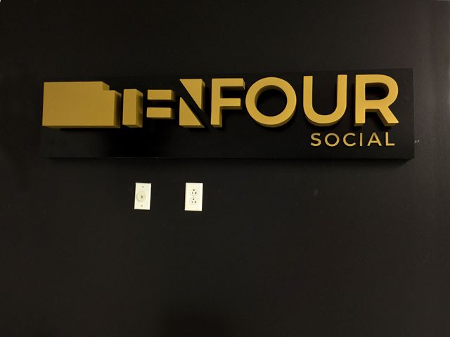 Custom Illuminated Cabinet With Channel Letters