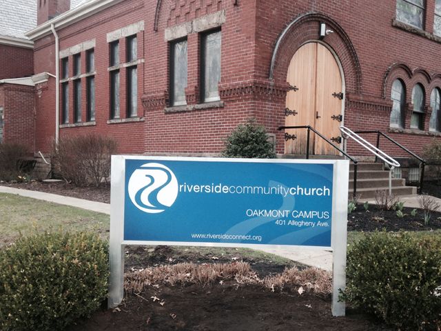 Internal Lit Sign Cabinet With Metal Posts & Acrylic Face