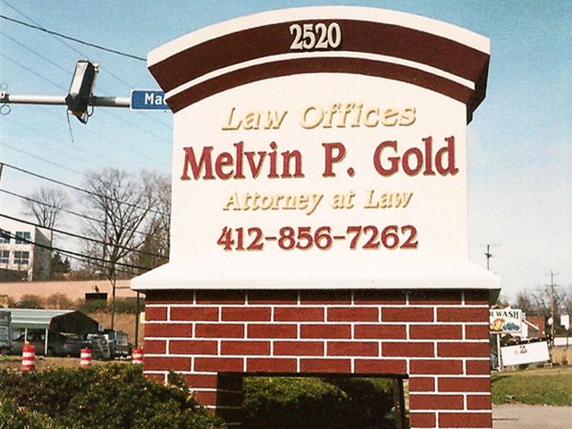 Foamcore Monument Sign