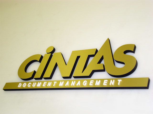 Dimensional Foam With Brushed Gold Metal Laminate