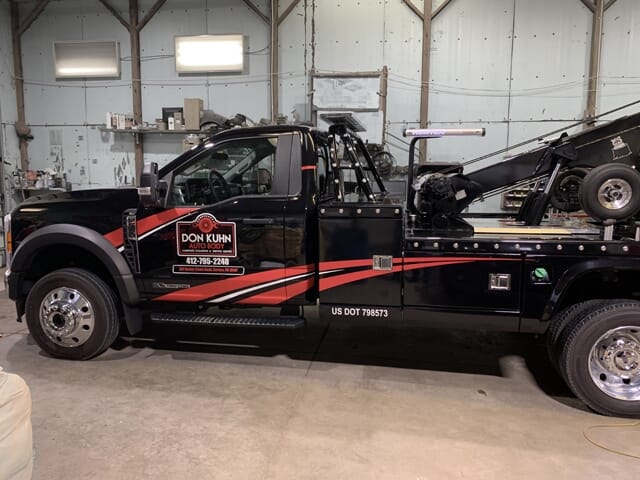 Reflective Tow Truck Graphics