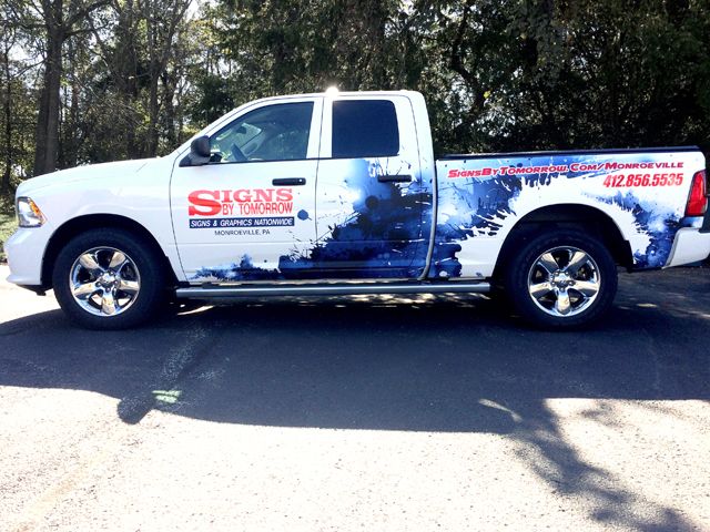 Partial Wrap With Red Chrome Vinyl Accents