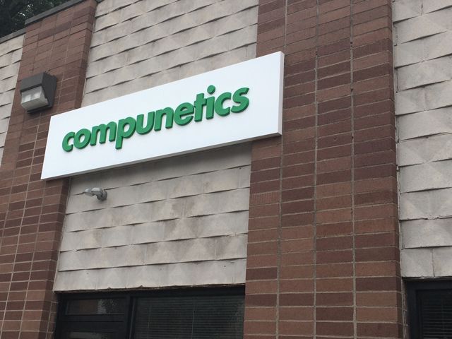 Aluminum Pan Sign With Custom Formed Plastic Letters