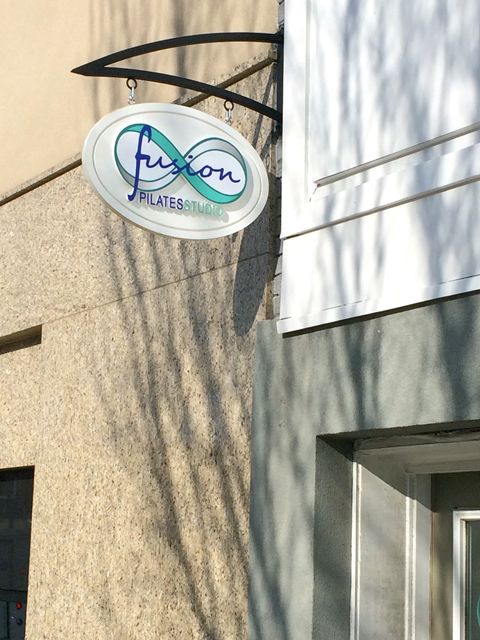 Steel Hanging Bracket With Dimensional PVC Sign