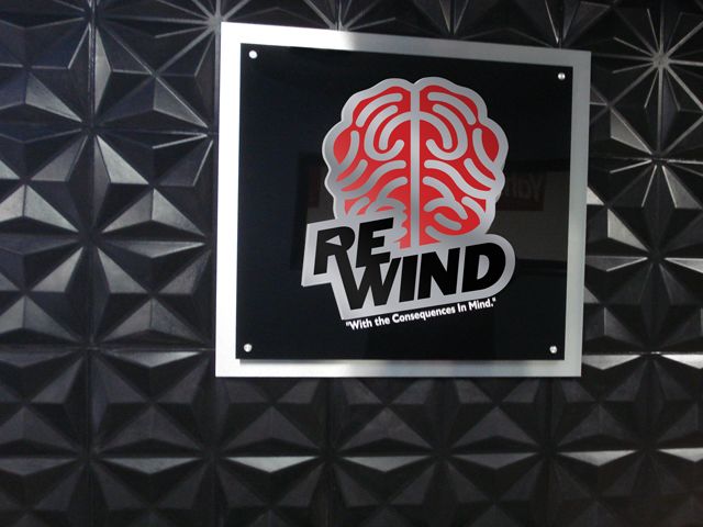 Dimensional Acrylic Sign With Standoffs