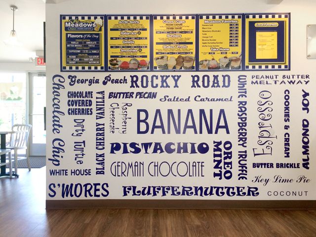 Wall Lettering And Menu Board