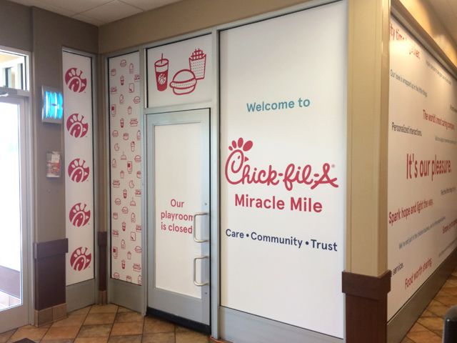 Digitally Printed Window Graphics