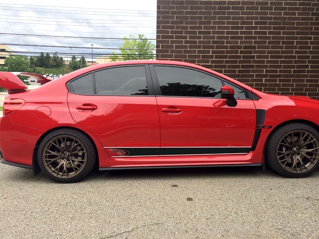 Custom Subaru Striping