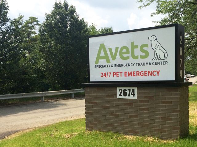 Illuminated Monument Sign