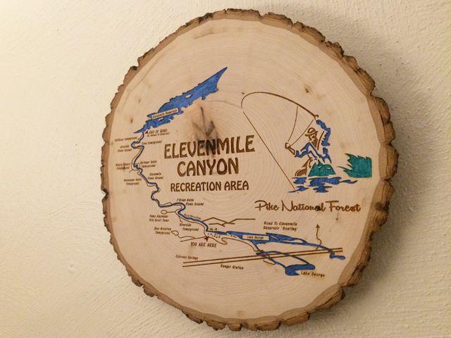 Hand Painted Laser Engraved Wood Plaque