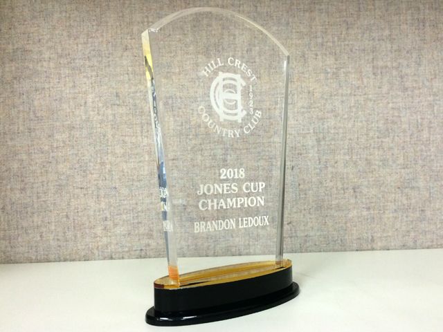 Engraved Acrylic Golf Award