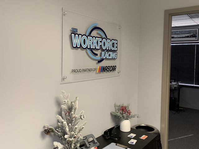 Acrylic Sign With Standoffs