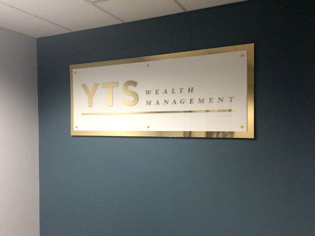 Dimensional Acrylic Sign With Standoffs