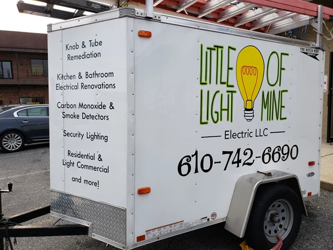 Trailer Graphics for Electrician