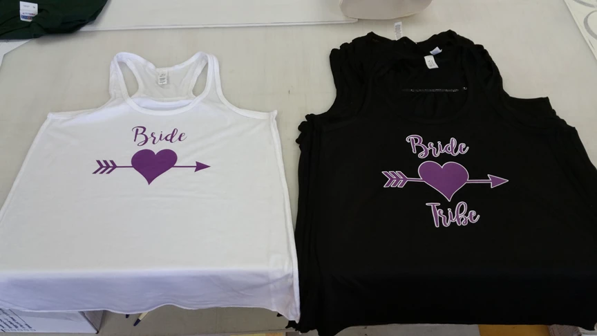 Fun t-shirts for bridal parties