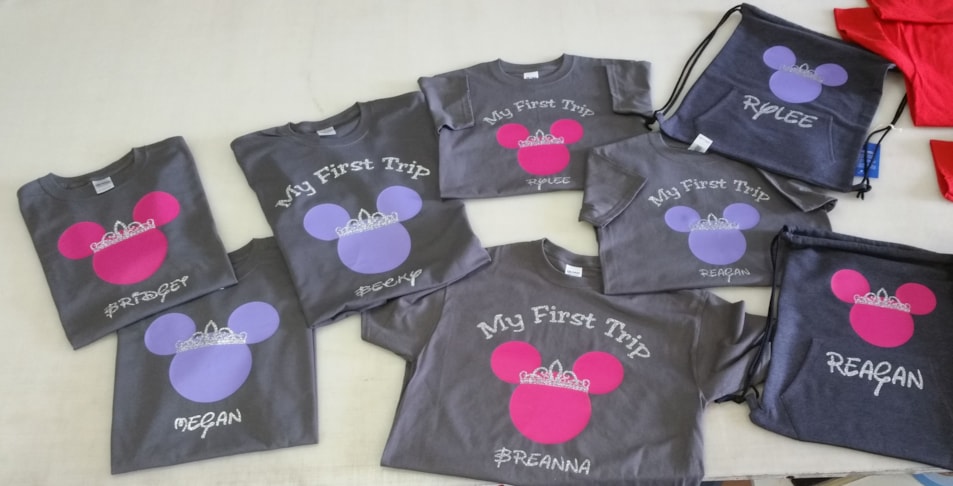Custom printed drawstring bags