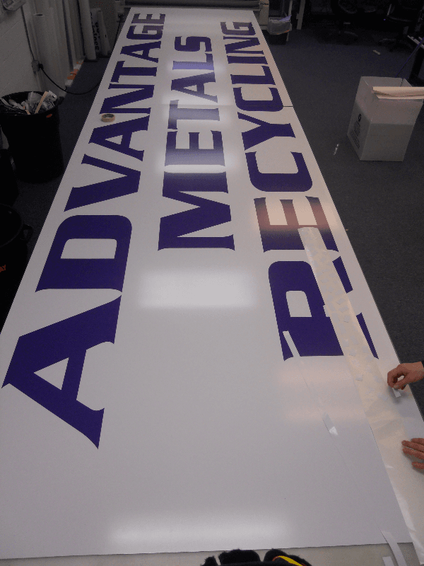 Large Outdoor Location Exposure Sign