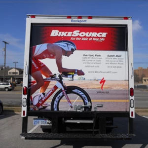 Bike Source Box Trailer Wrap