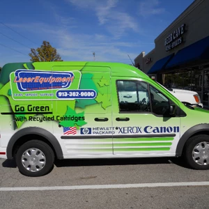 Laser Equipment Ford Transit-Connect GO GREEN Wrap