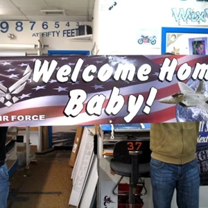 Air Force Welcome Home Banner