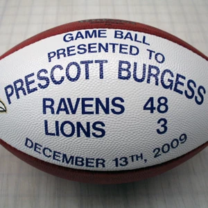 Prescott Burgess Game Ball (vs Lions)