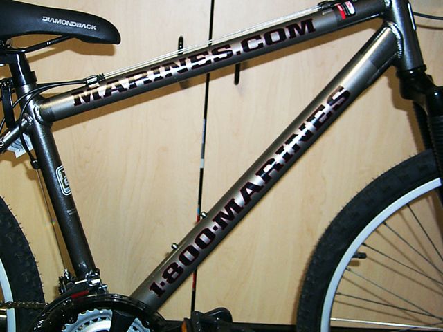 Custom Bicycle Lettering - Your name, everywhere!