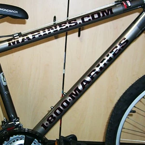 Custom Bicycle Lettering - Your name, everywhere!