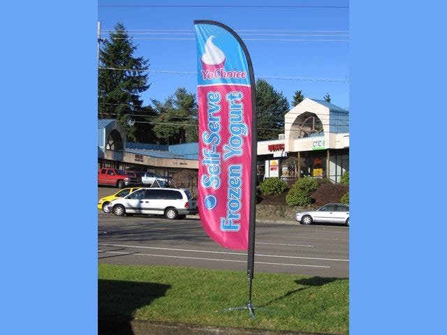 Custom Feather Banners Signs By Tomorrow Portland