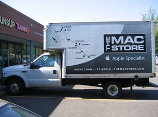 MAC Store Box Truck Wrap