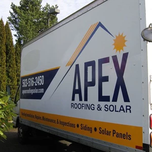 Vehicle Graphics and Logo Design - Box Truck - APEX