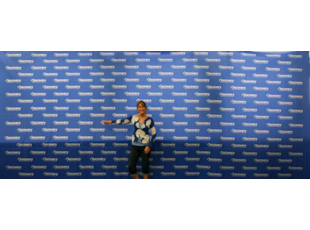 Large Fabric Print Step & Repeat Backdrop Banner for the Discovery Channel