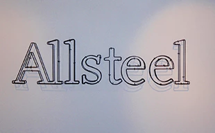 Lobby Logo with Standoffs for Allsteel