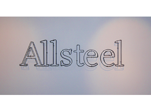 Lobby Logo with Standoffs for Allsteel