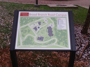 Outdoor Directory Map for Carnegie at Broad Branch Road Campus